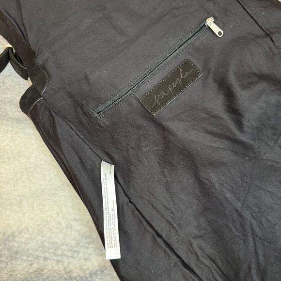 Free People Black Suede Convertible Backpack/Bag - Picture 16 of 16